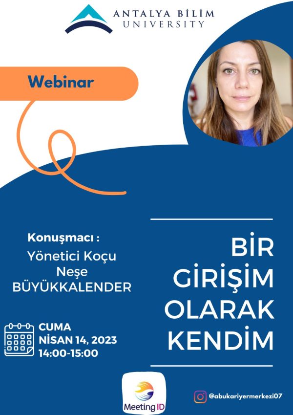 Bir girişim olarak kendim -  Webinar
