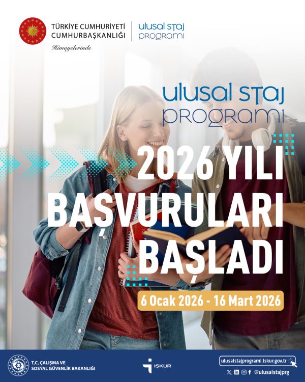 Ulusal Staj Programı 2026 Duyuruları Başladı!