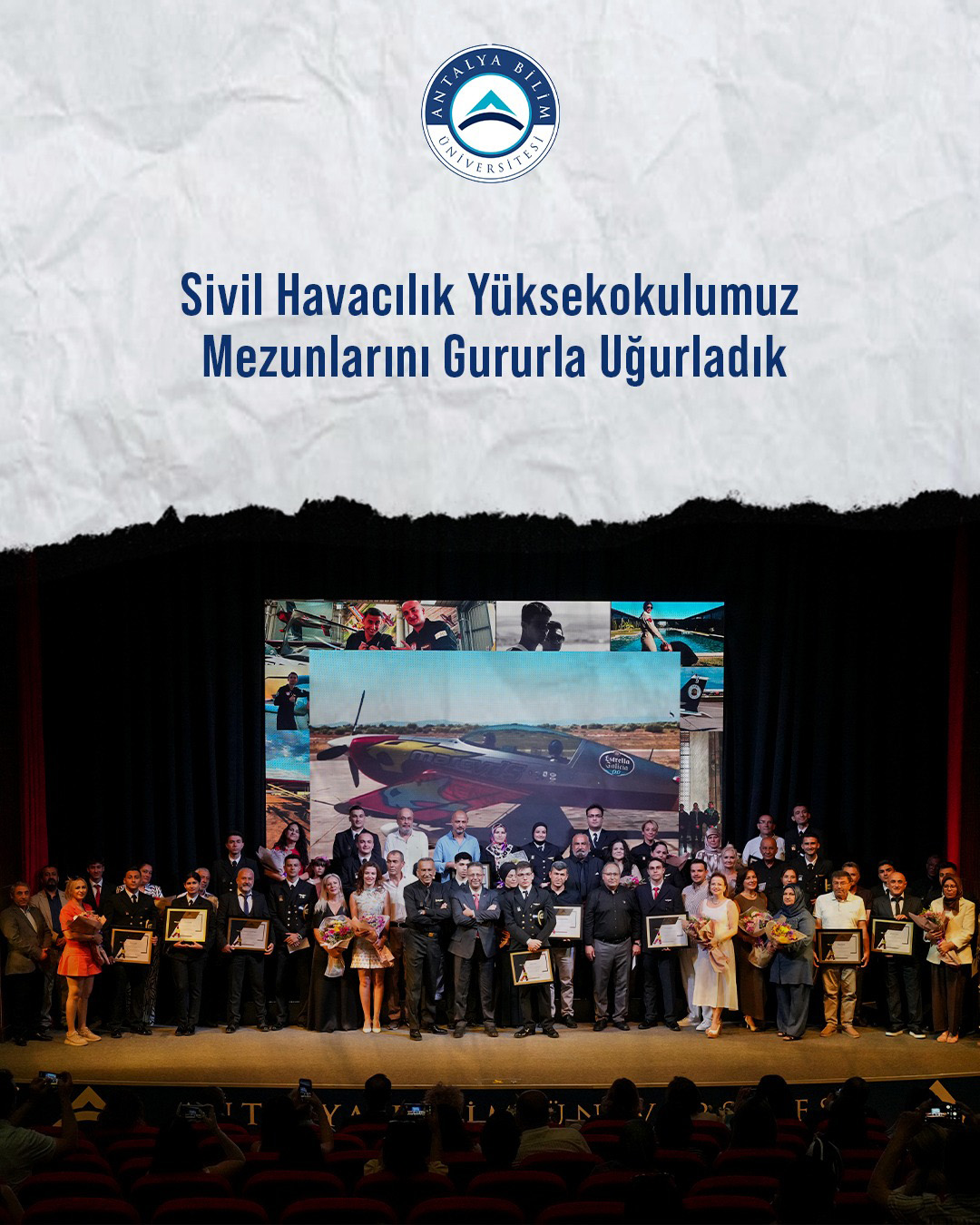 We Proudly Bid Farewell to the Graduates of Our School of Civil Aviation