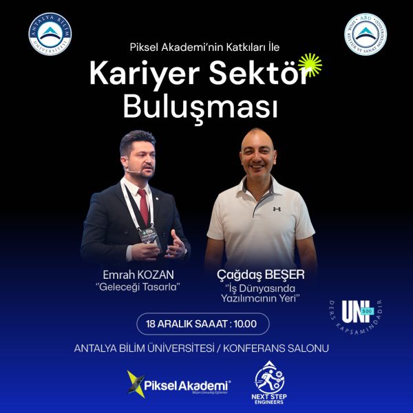 Kariyer Sektör Buluşması : Geleceği Tasarla/ İş Dünyasında Yazılımcının Yeri