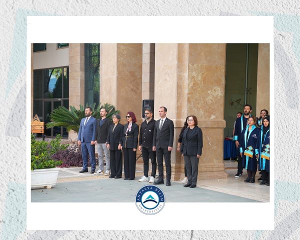 Antalya Bilim Üniversitesi olarak 10 Kasım’da Gazi Mustafa Kemal ATATÜRK’ü saygı duruşuyla andık