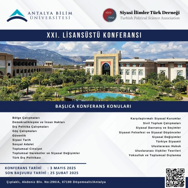 SİTD XXI. Lisansüstü Konferansı