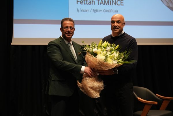 Fettah TAMİNCE met with the students of Antalya Bilim University at the İnspiring Meetings event…