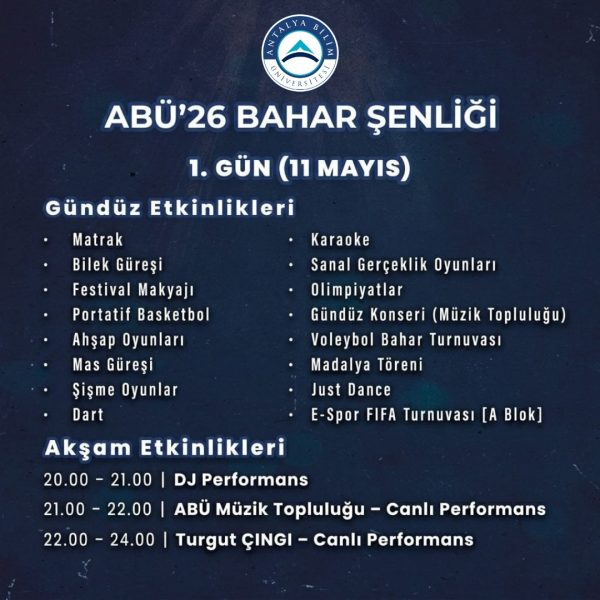 ABÜ'26 Bahar Şenliği
