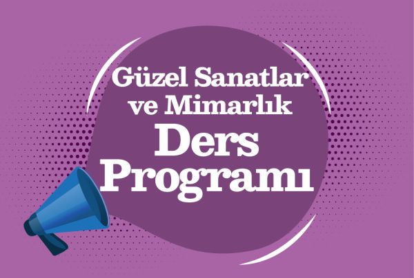 GMSF 2020-2021 Güz Dönemi Ders Programı