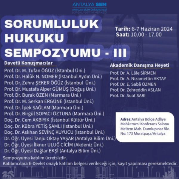 Sorumluluk Hukuku Sempozyumu III
