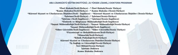 Lisasansüstü Eğitim Enstitüsü Programlarına Başvurular Başlıyor!