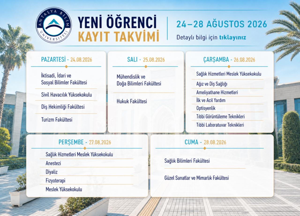 KAYIT TAKVİMİ