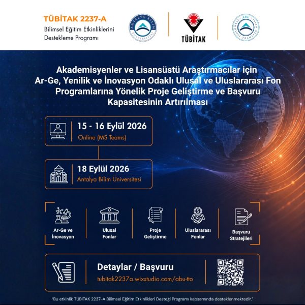 Akademisyenler ve Lisansüstü Araştırmacılar İçin Ar-Ge, Yenilik ve İnovasyon Odaklı Ulusal ve Uluslararası Fon Programlarına Yönelik Proje Geliştirme ve Başvuru Kapasitesinin Artırılması