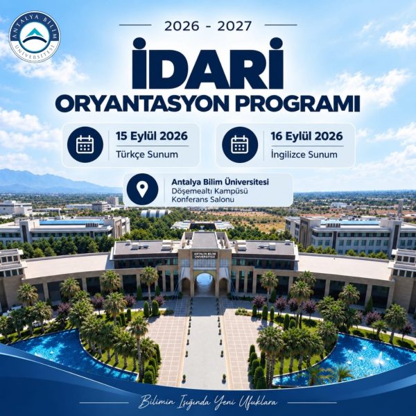 Antalya Bilim Üniversitesi 2026-2027 İdari Oryantasyon Programı