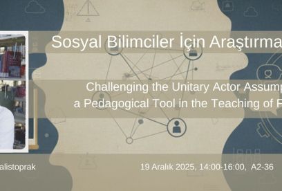 12. Sosyal Bilimciler için Araştırma Çalıştayı 19 Aralık 2025 Tarihinde Yapıldı