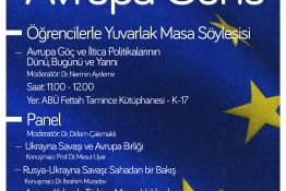 9 Mayıs Avrupa Günü Etkinliği