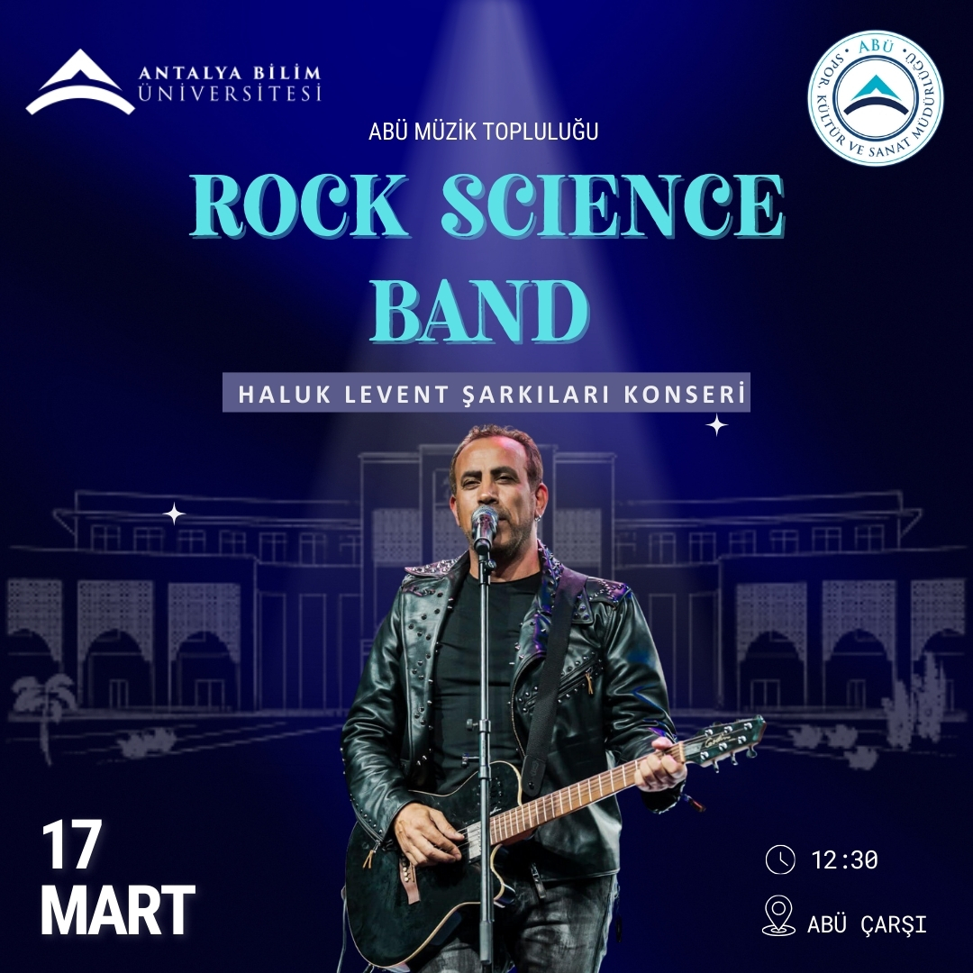 ABÜ Müzik Topluluğu "Rock Science Band" ile Haluk LEVENT Şarkıları Konseri