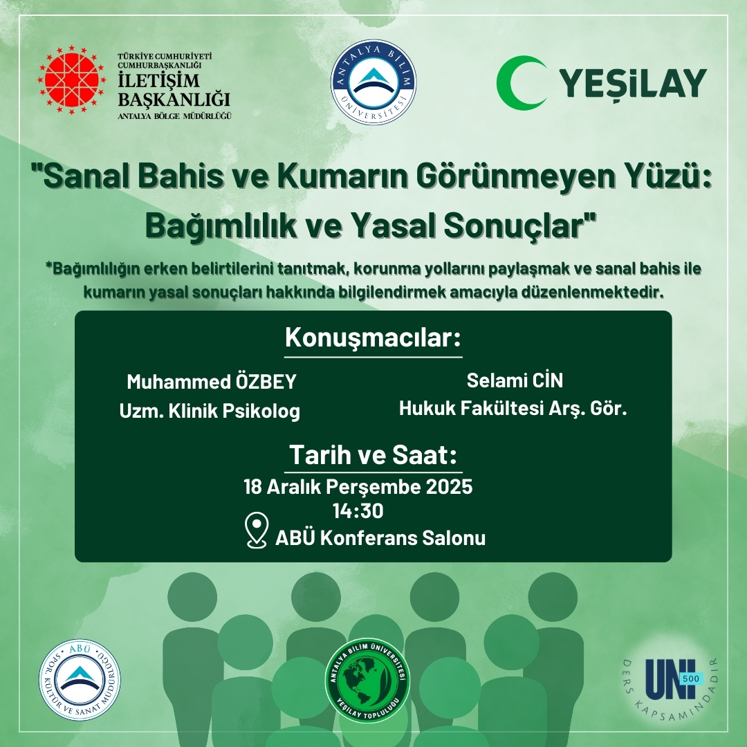 Sanal Bahis ve Kumarın Görünmeyen Yüzü: "Bağımlılık ve Yasal Sonuçlar"
