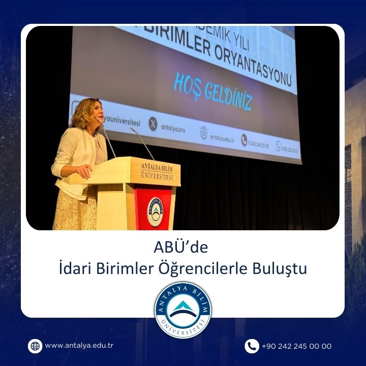 ABÜ’de İdari Birimler Öğrencilerle Buluştu