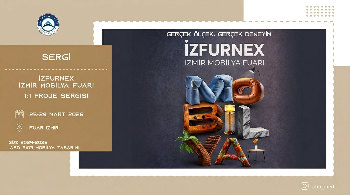 ABÜ’lü Genç Tasarımcılar IZFURNEX İzmir Fuarı’nda Göz Doldurdu