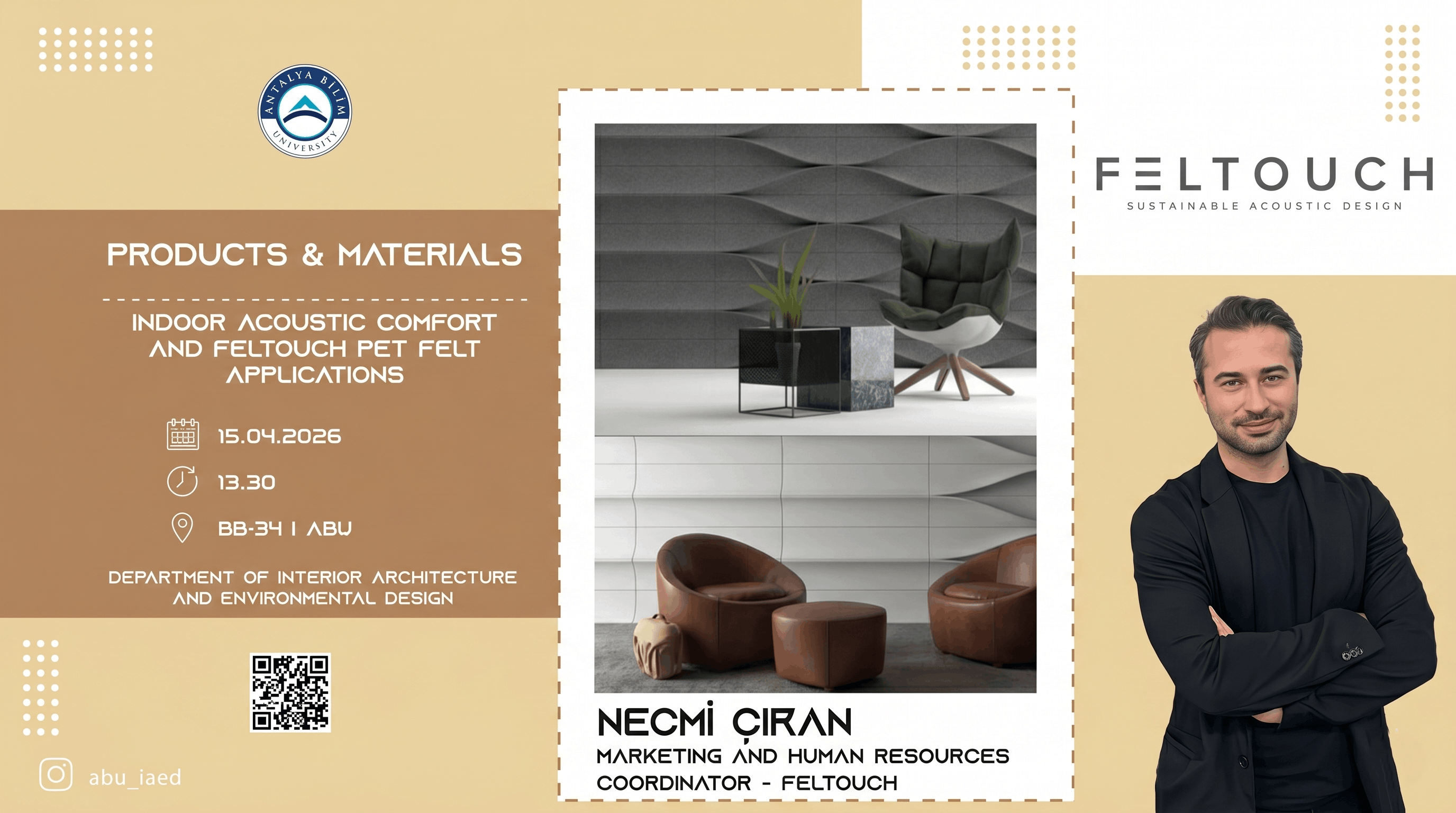 ABU’s Young Designers Drew Great Attention at IZFURNEX İzmir Fair