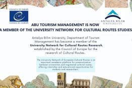 ABU TOURISM MANAGEMENT IS NOW A MEMBER OF THE UNIVERSITY NETWORK FOR CULTURAL ROUTES STUDIES