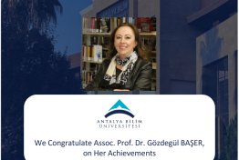 Academic Success of Assoc. Prof. Dr. Gözdegül Başer