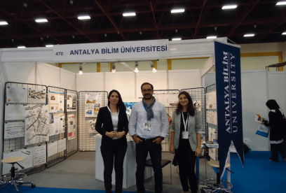 antalya bilim universitesi guzel sanatlar ve mimarlik fakultesi yapex fuari na katildi antalya bilim universitesi