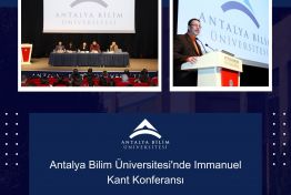 Antalya Bilim Üniversitesi'nde Immanuel Kant Konferansı