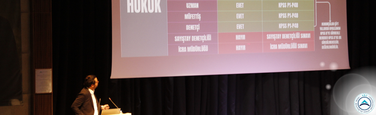 Avukatlık ve Hakimlik Yolunda İlk Adım: Hukuk Mesleklerine Giriş Sınavı Konferansı