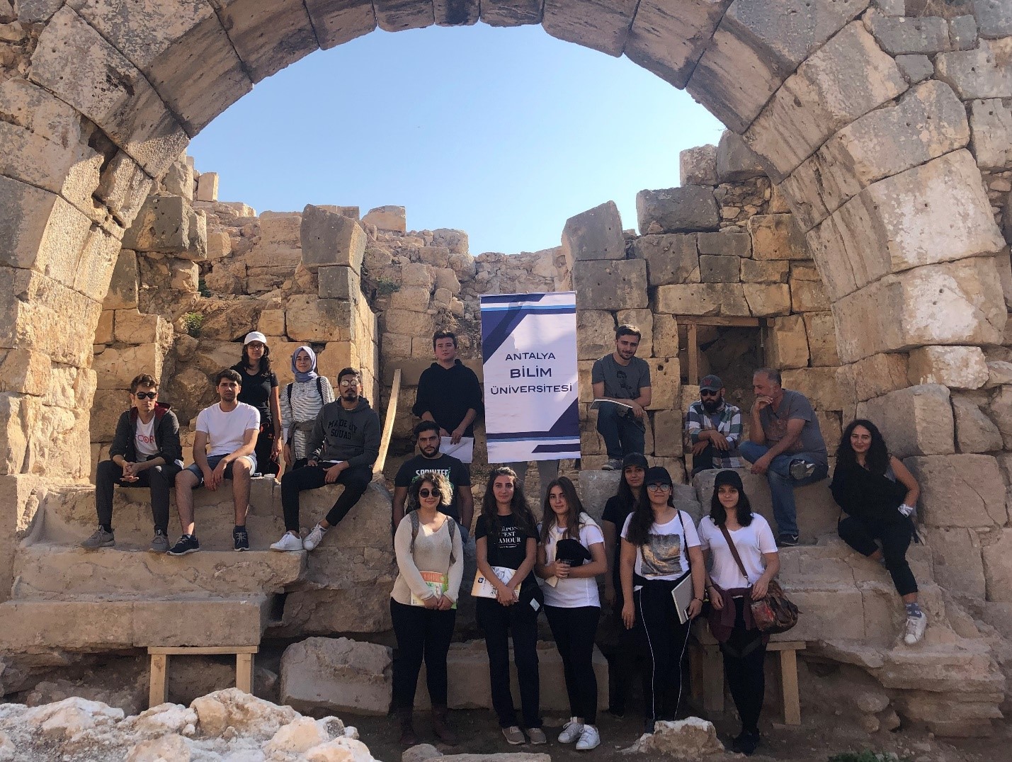 DEPARTMENT OF ARCHITECTURE STUDENTS ARE IN PATARA IN SCOPE OF ARC 2653 ANALYSING AND RECORDING ON ARCHAEOLOGICAL SITES COURSE