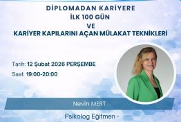 Diplomadan Kariyere: İlk 100 Gün ve Kariyer Kapılarını Açan Mülakat Teknikleri