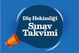 Diş Hekimliği Fakültesi 2024-2025 Güz Dönemi Final Takvimi