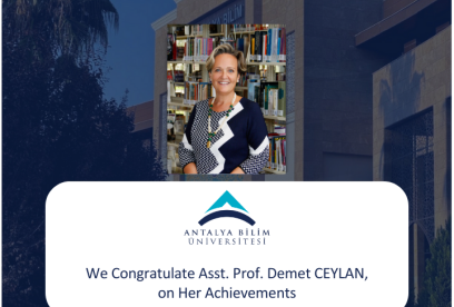 Academic Achievement of Asst. Prof. Demet CEYLAN