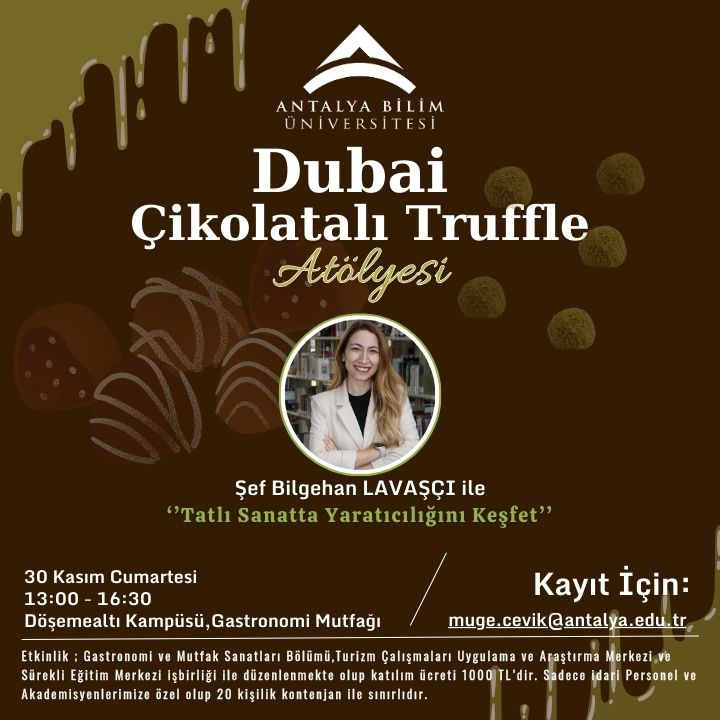 Dubai Çikolatalı Truffle Atölyesi