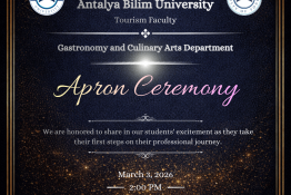 Gastronomy and Culinary Arts Apron-Wearing Ceremony