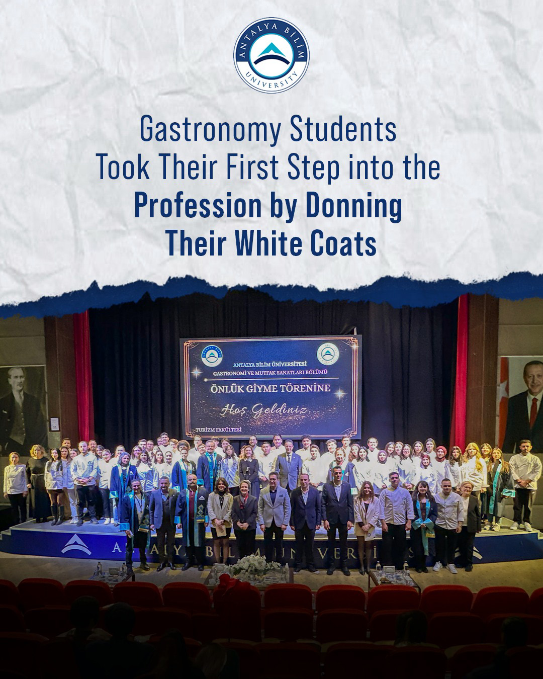 Gastronomy Students Took Their First Step into the Profession by Donning Their White Coats