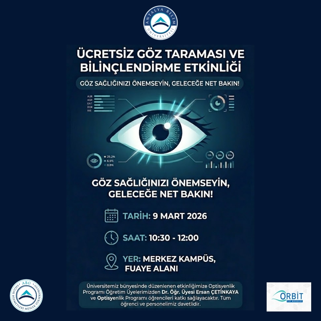 Göz Sağlığınızı Önemseyin, Geleceğe Net Bakın