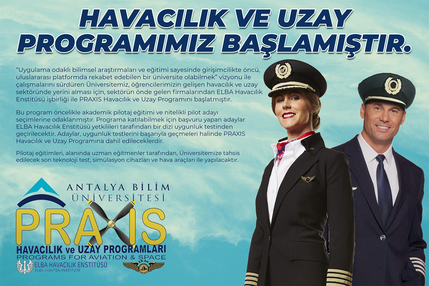 Havacılık ve Uzay Programımız Başlamıştır