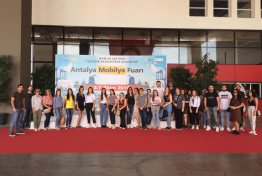 Interior Architecture and Environmental Design Students visited Antalya Furniture Fair 2018