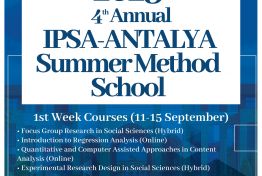 IPSA Antalya Yaz Metot Okulu