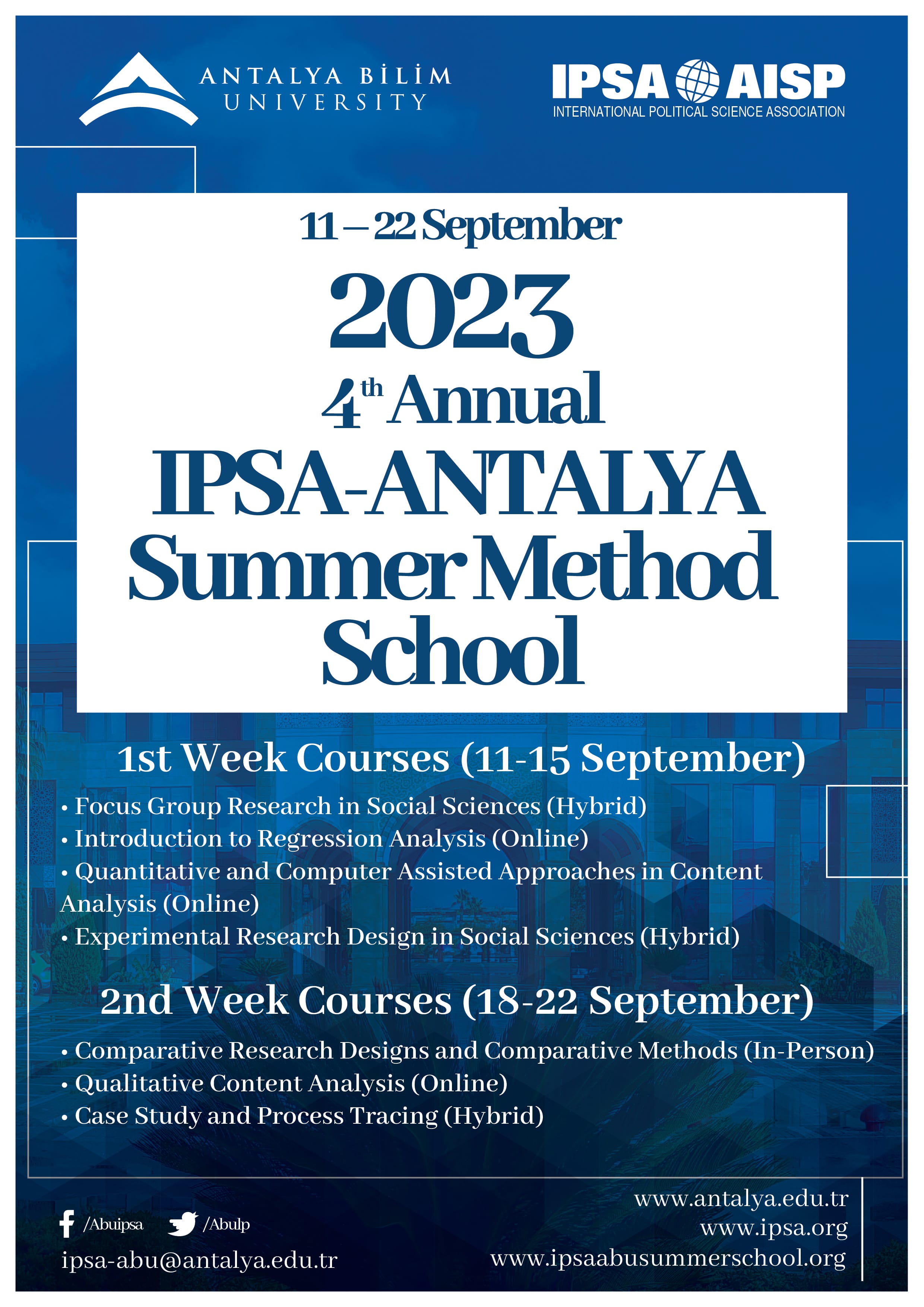 IPSA Summer Method School