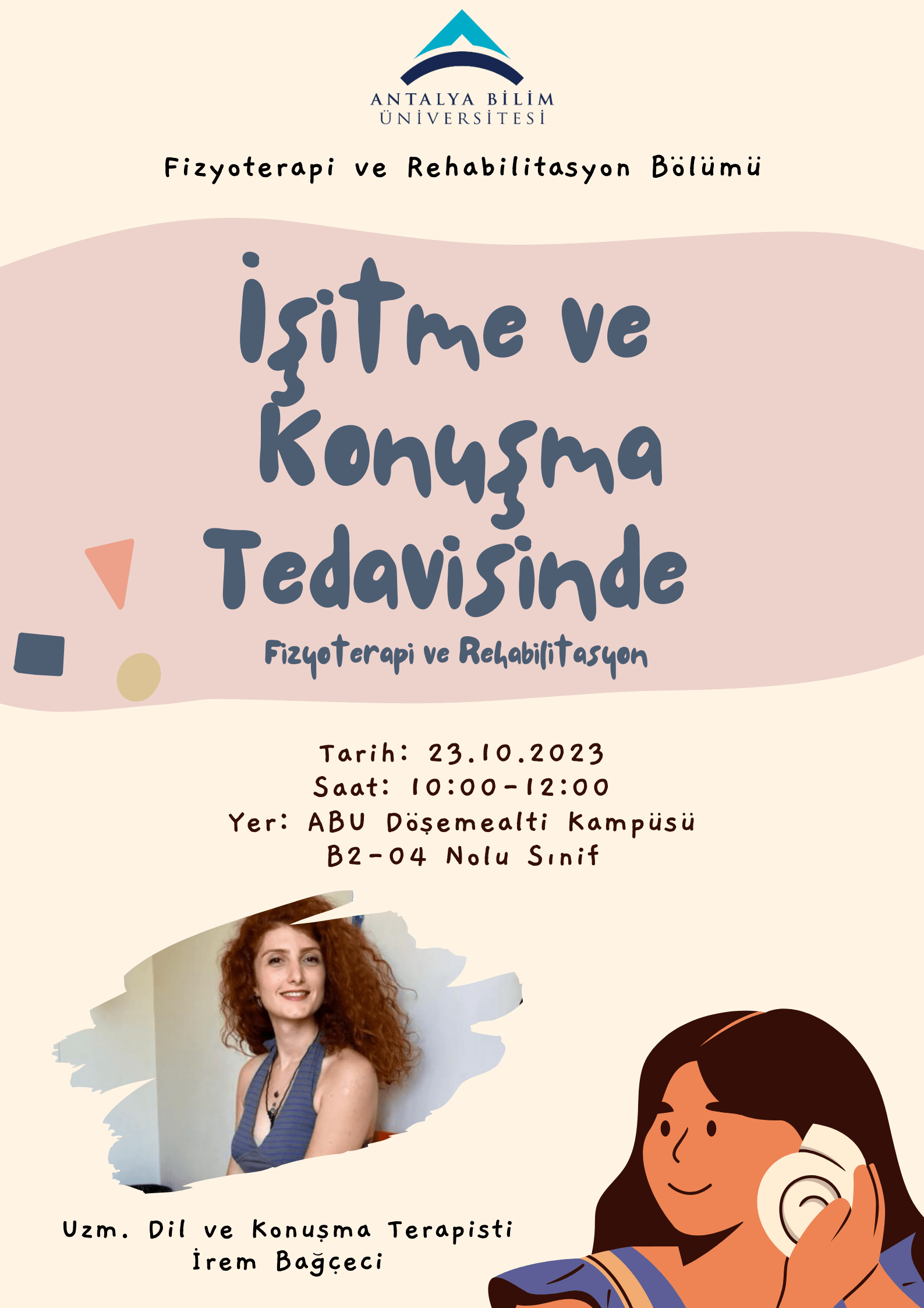 İşitme ve Konuşma Tedavisinde Fizyoterapi ve Rehabilitasyon