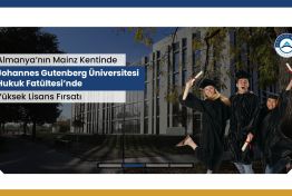 Johannes Gutenberg Üniversitesi Hukuk Fakültesi’nde Burslu Yüksek Lisans Yapma Olanağı!