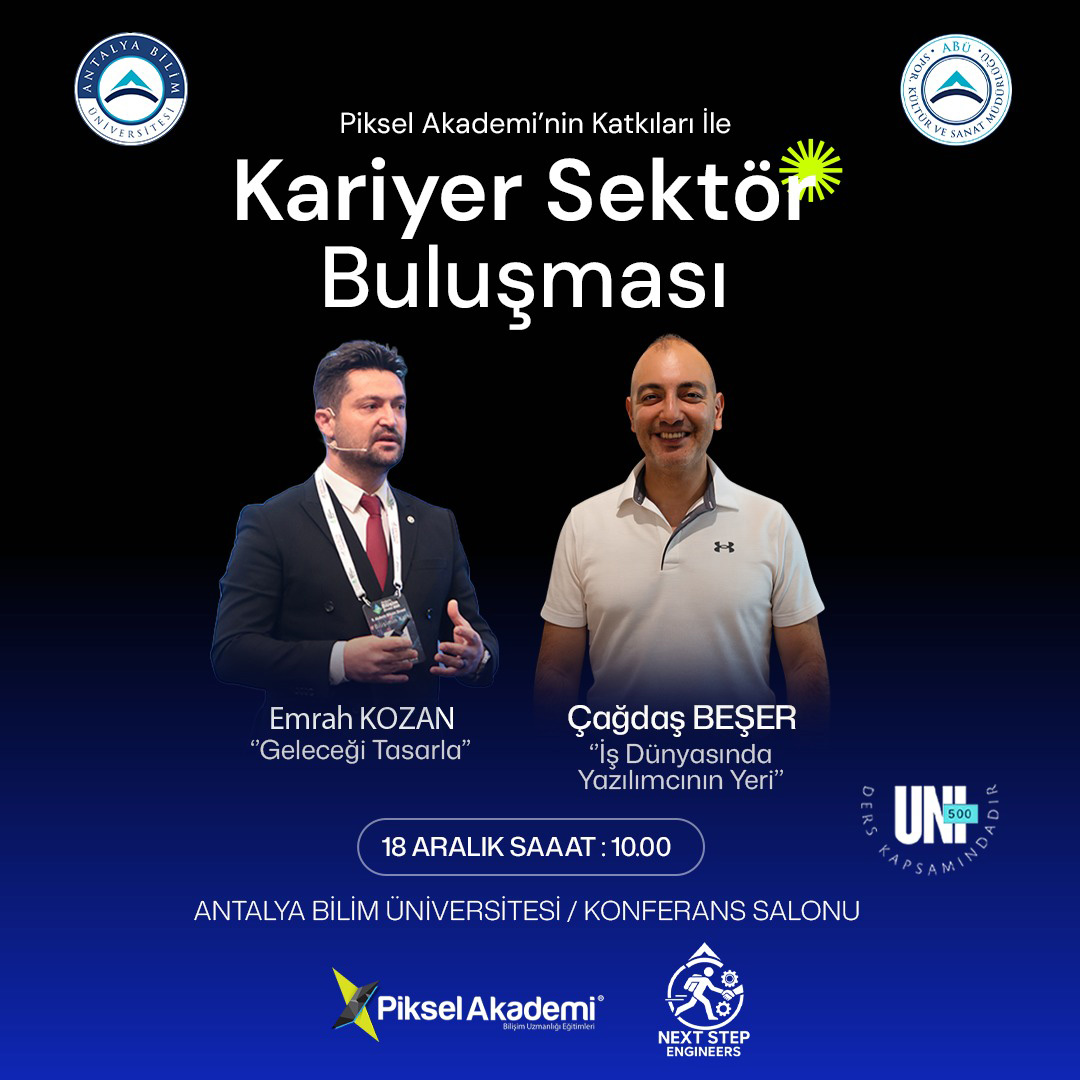 Kariyer Sektör Buluşması : Geleceği Tasarla/ İş Dünyasında Yazılımcının Yeri