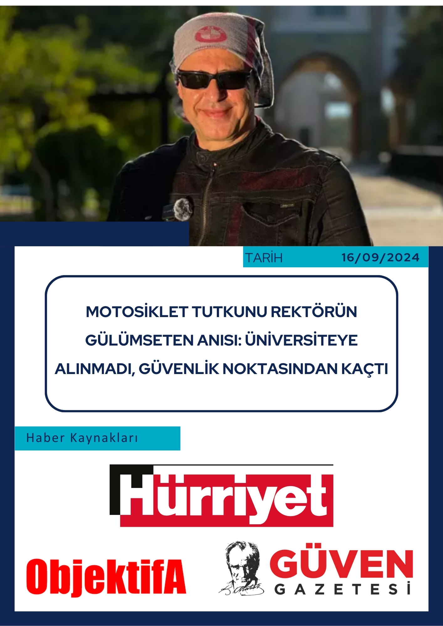 Motosiklet Tutkunu Rektör'ün Gülümseten Anısı