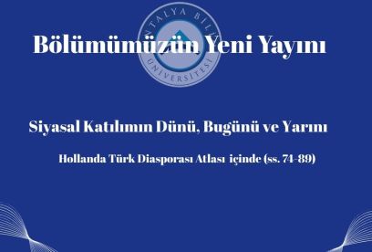 Öğretim Üyemizin Kitap Bölümü Yayımlandı