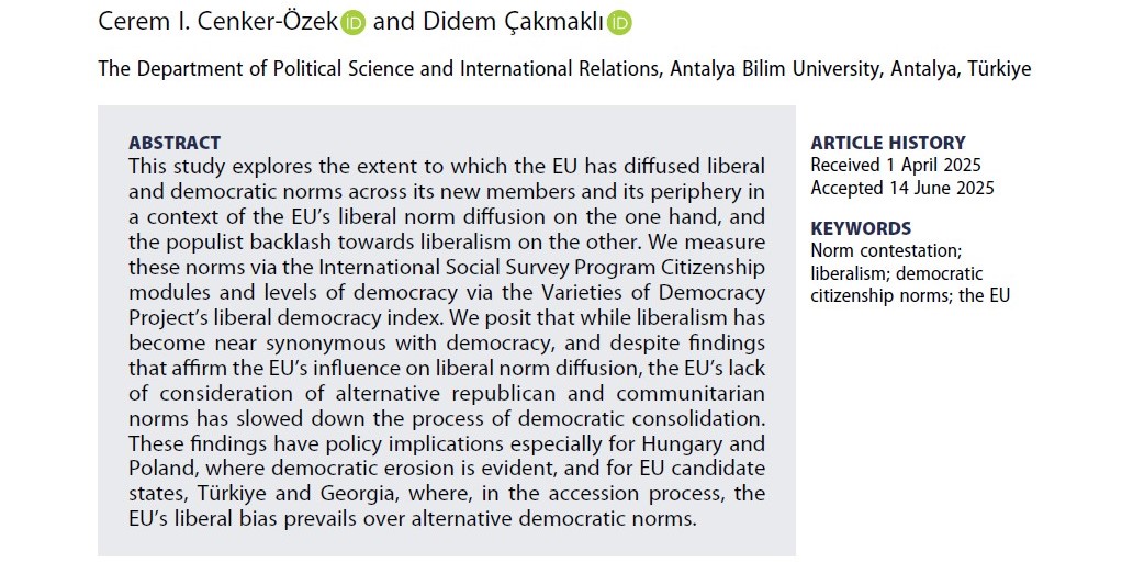 Our Professors’ recent article has been published