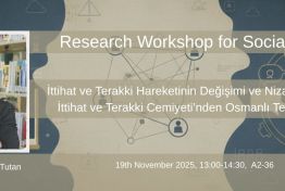 Research Workshop for Social Scientists to Be Held on 19 November 2025