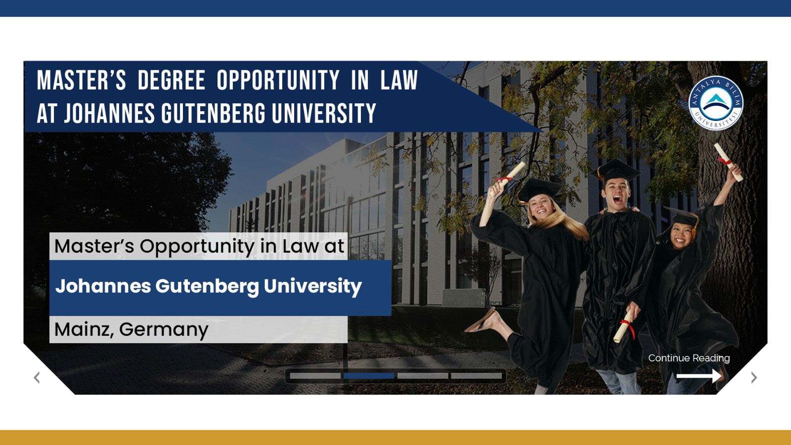 Scholarship Opportunity for a Master’s Degree at Johannes Gutenberg University Faculty of Law