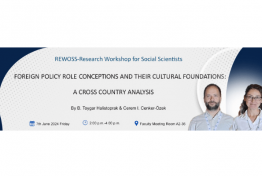 Sekizinci Sosyal Bilimciler için Araştırma Çalıştayı Yapıldı