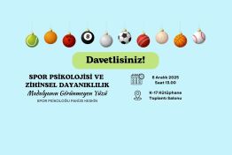 Spor Psikolojisi Etkinliğine Davet