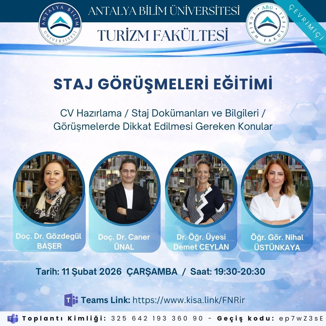 Staj Görüşmeleri Eğitimi