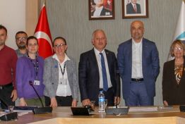 The Chairman of the Board of Trustees of Antalya Bilim University, Fettah Tamince Met with the Faculty Members of the College of Tourism